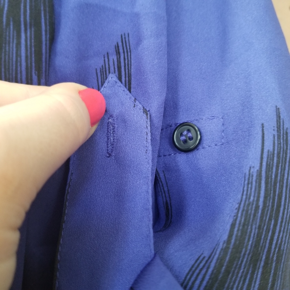 Reformed | Zigzag Button-Down Blouse - image 4